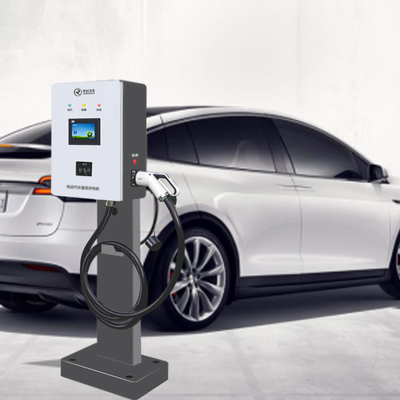 Commercial Wall Mounted Electric Car Charger 40KW With Double Gun OEM ODM