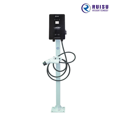 Outdoor IP54 AC EV Charger 7KW 32A Single Phase Type 2 For Electric Car