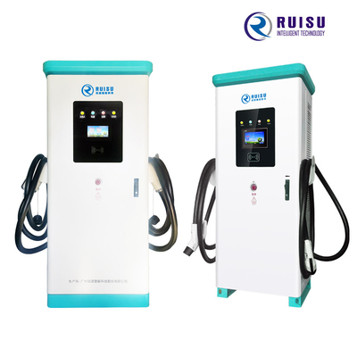 120kw DC Public Electric Car Charging Points All In One With CCS2 Charging Plugs