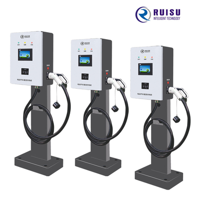 30KW EV Charger DC Fast Speed EV Charging Equipment With Capacitive Touch Screen CCS1 CCS2