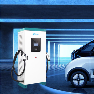 Natural Cooling 60kw EV Charger , Outdoor Car Charging Point CCS1 CCS2