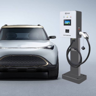 Commercial 40kw EV Charger With 4.3&quot; Color Touch Screen 5m Cable Length