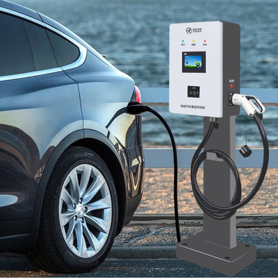 30KW EV Charger DC Fast Speed EV Charging Equipment With Capacitive Touch Screen CCS1 CCS2