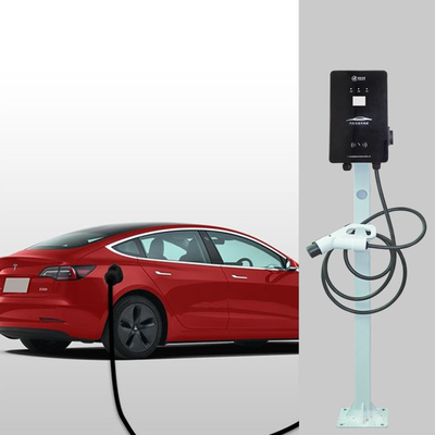 Wall Mounted AC EV Charger 32A Type 2 Portable Evse With LCD Display